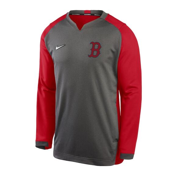 Men's Boston Red Sox Nike Thermal Crew Performance Pullover Sweatshirt Small - Picture 2 of 16